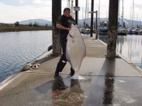 Teresa Sheldon's 87lb Halibut